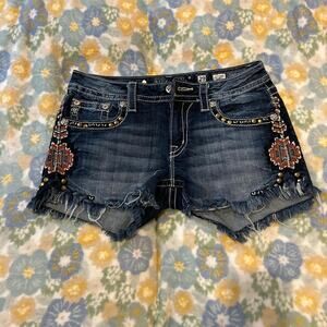 Miss me Denim jean shorts low rise womens 29